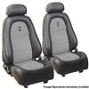 2001 Mustang TMI Cobra Front Vinyl Seat Upholstery  - Charcoal/Graphite Coupe/Convertible