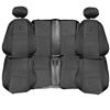 2003-2004 Mustang Convertible TMI Cobra Seat Upholstery - Leather - Dark Charcoal w/ Suede Inserts