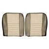 2001 Mustang TMI Cobra Leather Seat Upholstery Kit - Dark Parchment/Medium Parchment Coupe