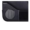1987-1989 Mustang TMI Door Panels for Manual Windows w/ Tweed Inserts - Black