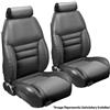 1997 Mustang TMI Front Sport Seat Vinyl Upholstery  - Black Coupe/Convertible