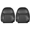 1999-04 Mustang TMI Front Vinyl Sport Seat Upholstery  - Dark Charcoal Coupe/Convertible