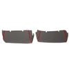 1985-86 Mustang TMI Sport Seat Upholstery - Cloth  - Gray w/ Red Welt Convertible