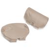1999-2004 Mustang TMI Large Headrest Pair Medium Parchment Tan