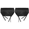 1990-91 Mustang TMI Sport Seat Leather Upholstery Kit  - Black Convertible