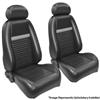 2003-2004 Mustang TMI Mach 1 Front Seat Upholstery - Vinyl - Dark Charcoal
