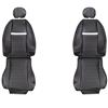 2003-2004 Mustang TMI Mach 1 Front Seat Upholstery - Vinyl - Dark Charcoal