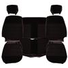 1983 Mustang TMI Standard Seat Cloth Upholstery Kit  - Black Convertible
