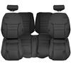 1997 Mustang TMI Sport Seat Vinyl Upholstery Kit  - Black Coupe