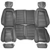 1985-86 Mustang TMI Sport Seat Vinyl Upholstery Kit  - Charcoal Gray Convertible