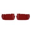 1985-86 Mustang TMI Sport Seat Upholstery - Cloth  - Canyon Red w/ Gray Welt Convertible