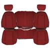 1993 Mustang TMI Sport Seat Upholstery - Cloth Ruby Red Convertible