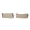 1985-86 Mustang TMI Sport Seat Upholstery - Cloth  - Sand Beige w/ Red Welt Convertible