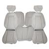 1992 Mustang TMI Sport Seat Upholstery - Leather  - Titanium Gray Hatchback