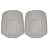 1990-91 Mustang TMI Sport Seat Leather Upholstery Kit  - Titanium Gray Hatchback