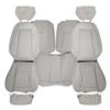 1990-91 Mustang TMI Sport Seat Leather Upholstery Kit  - Titanium Gray Hatchback