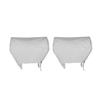 1992-93 Mustang TMI Sport Seat Upholstery - Vinyl  - Oxford White Convertible