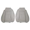 1990-91 Mustang TMI Sport Seat Leather Upholstery Kit  - Titanium Gray Convertible
