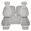 1990-91 Mustang TMI Sport Seat Vinyl Upholstery Kit  - Titanium Gray Hatchback