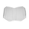 1992 Mustang TMI Sport Seat Upholstery - Leather  - Oxford White w/ Black Piping Special Edition Convertible
