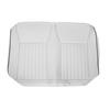1992 Mustang TMI Sport Seat Upholstery - Leather  - Oxford White w/ Black Piping Special Edition Convertible