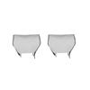1992 Mustang TMI Sport Seat Upholstery - Leather  - Oxford White w/ Black Piping Special Edition Convertible