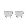 1992 Mustang TMI Sport Seat Upholstery - Vinyl  - Oxford White w/ Black Piping Special Edition Convertible