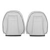 1992 Mustang TMI Sport Seat Upholstery - Vinyl  - Oxford White w/ Black Piping Special Edition Convertible