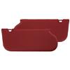 Mustang TMI Sun Visors for Sunroof - Scarlet Red Vinyl | 87-92
