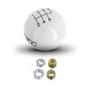 1979-17 Mustang Tremec 6-Speed Shift Knob - Metric Adapters  - White