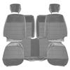 1990-92 Mustang Acme Standard Seat Upholstery - Cloth  - Titanium Gray Hatchback