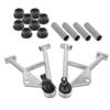 1979-1993 Mustang UPR Chrome Moly K-Member & Coil Over Kit w/ 12" 200lb Springs - Pushrod
