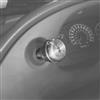 1994-04 Mustang UPR Flat Headlight Knob Satin Billet 