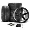 2024-26 Mustang Velgen Classic5 V2 Wheel & MT Tire Kit - 20x10/11  - Gloss Black