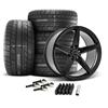 2024-25 Mustang Velgen Classic5 V2 Wheel & MT Tire Kit - 20x10/11  - Satin Black