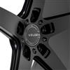 2024-26 Mustang Velgen Classic5 V2 Wheel & Nitto Tire Kit - 20x10/11  - Satin Black