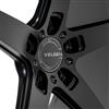 2005-2014 Mustang Velgen Classic5 V2 Wheel & Nitto Tire Kit - 20x10/11 - Satin Black