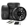 2024-25 Mustang Velgen VF9 Wheel & MT Tire Kit - 20x10/11  - Gloss Black