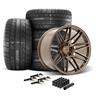 2024-25 Mustang Velgen VF9 Wheel & MT Tire Kit - 20x10/11  - Gloss Bronze