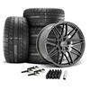 2024-25 Mustang Velgen VF9 Wheel & MT Tire Kit - 20x10/11  - Gloss Gunmetal