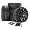 2024-25 Mustang Velgen VF9 Wheel & MT Tire Kit - 20x10/11  - Satin Black