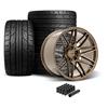 2005-2014 Mustang Velgen VF9 Wheel & Nitto Tire Kit - 20x10/11 - Gloss Bronze