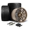 2015-2023 Mustang Velgen VF9 Wheel & Nitto Tire Kit - 20x10/11 - Gloss Bronze