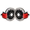1994-04 Mustang Wilwood Rear Brake Kit - Single Piston - 12.88" - Red