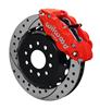 2005-14 Mustang Wilwood Superlite 6R Front Brake Kit - 6 Piston - 13" - Red