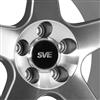 1994-04 Mustang SVE 03 Cobra Wheel Kit - 17x9/10.5  - Machined