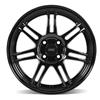 1979-93 Mustang SVE 4 Lug Anniversary Wheel & Nitto Tire Kit  - 17x9 - Gloss Black