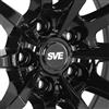 1994-04 Mustang SVE S350 Wheel & Nitto Tire Kit - 18x9/10 - Gloss Black