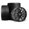 1994-04 Mustang SVE S350 Wheel & Nitto Tire Kit - 18x9/10 - Gloss Black