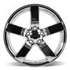1999-2004 F-150 SVT Lightning 01-02 Style Wheel & Nitto Tire Kit - 20x9 - Chrome